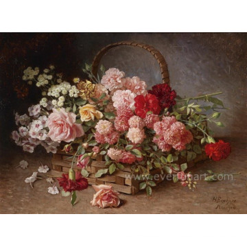 High Quality Canvas Flower Oil Painting